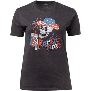 Party Time Skull- Americana Design - Women’s size Large
